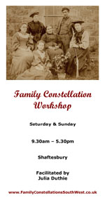 Shaftesbury Family Constellation Workshop in February 2012 with Julia Duthie